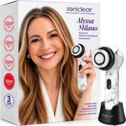MICHAEL TODD Soniclear front view showing polished finish and controls for premium cleansing