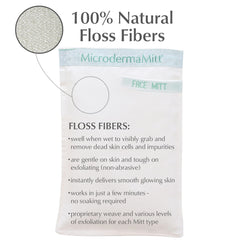 MicrodermaMitt used in shower demonstrating efficient damp-skin exfoliation