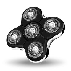Midnt replacement head assembly front view showing precise dual track blades and quick fit