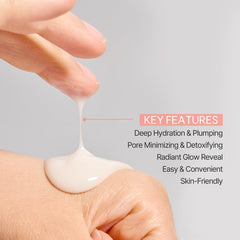 MIGUHARA mask applied on face showing even coverage and comfortable wear