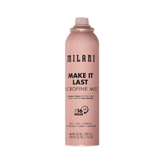 Milani front bottle showing product branding and longwear benefit