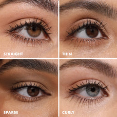 Milani wand close-up displaying brush design for precision lengthening application