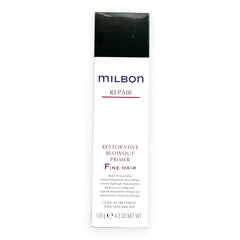 Milbon applied to towel-dried hair aiding detangling and smoother styling