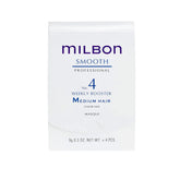 Milbon front packaging showing four vials and clear benefit of smooth hair