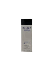 Milbon bottle front view showing label and size for easy identification and shelf appeal