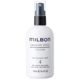 Milbon front bottle view showing label and 6.4oz size with styling clarity