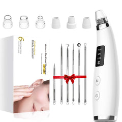 miley front view device showing sleek white body and display, clear benefit: portable grooming