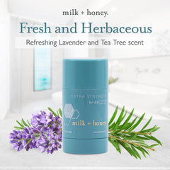milk + honey ingredients in ceramic bowl highlighting organic botanicals