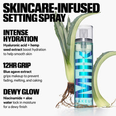 Close-up drop of Hydro Grip texture highlighting hydrating hyaluronic benefit