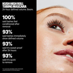 Milk Makeup mascara texture swipe showing creamy consistency for smooth application