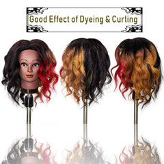 MILLYSHINE mannequin mounted on table stand for stable cutting and styling practice