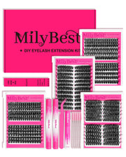 MilyBest front packaging showing full kit and contents for effortless styling