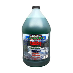 Miracle II gallon front label showing brand and product information for easy identification