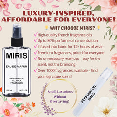 MIRIS angled bottle highlighting sleek silhouette and portable design benefit