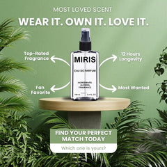 MIRIS spray nozzle detail illustrating fine mist application and even coverage benefit