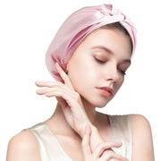 MISF front view pink bonnet showing shape and fit benefit secure comfortable sleep