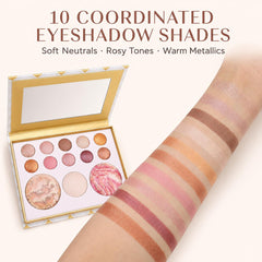 Miss Rõse closeup of baked eyeshadow texture for smooth blending