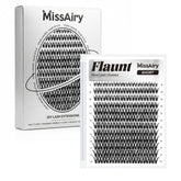 MissAiry Flaunt front packaging showing lash cluster set and tidy tray for easy reuse