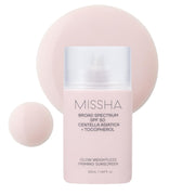 MISSHA front packaging showing SPF 50 and primer benefits