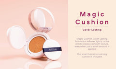 MISSHA open compact with magic sponge applicator ready for quick touch-ups