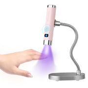 Missshine front view showing triangular PU-leather lamp and stable base benefit portability