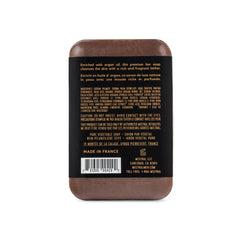 Mistral close-up of soap texture highlighting triple-milled firmness benefit