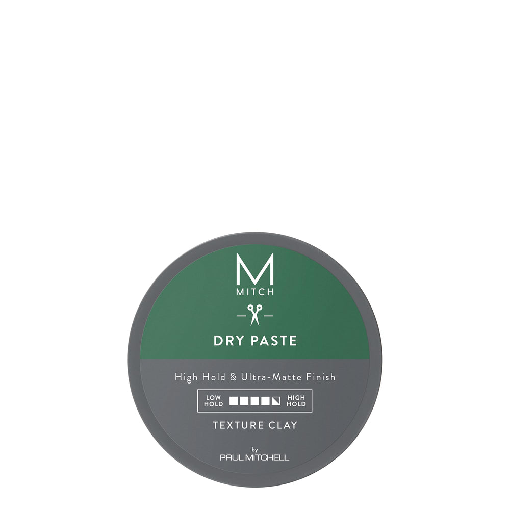 MITCH dry paste front packaging showing jar and label, clear product identity and benefit