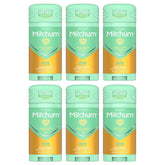 Mitchum front packaging showing product and scent benefits
