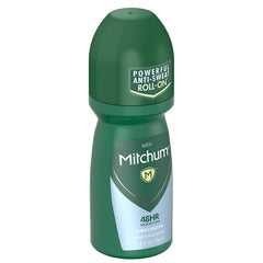 Mitchum back label highlighting ingredients and usage instructions benefit