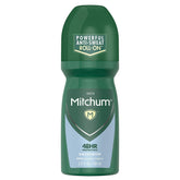Mitchum front packaging showing pack of five and unscented benefit