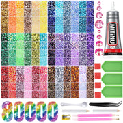 MITINU front packaging showcasing full rhinestone kit and tools for instant crafting