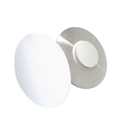Miusco 10X front view showing crisp magnifying surface and compact size