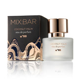 MIX:BAR front bottle view showing elegant coconut palm scent and wearable luxury