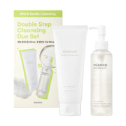 mixsoon double cleansing set front packaging showing both bottles and sizes for easy identification and routine setup