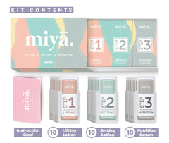 MIYA LASH single sachet closeup illustrating sterile single-use hygiene advantage