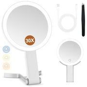 MIYADIVA front folded mirror showing compact travel-friendly design and protection