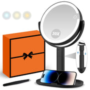 MIYADIVA front view showing illuminated mirror and stable base for accurate makeup