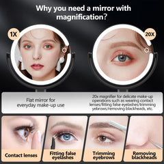 MIYADIVA LED ring and touch control showing adjustable-lighting benefit