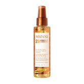 Mizani front packaging showing bottle and product benefit