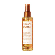 Mizani front packaging showing bottle and product benefit