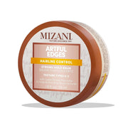 Mizani jar front view showing label and compact design for easy storage