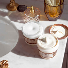 Mizani scoop of coconut soufflé in hand for easy application