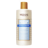 Mizani front bottle view showing product branding and size benefit