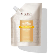 Mizani front packaging showing product and size, highlighting salon-quality benefits