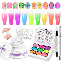 MIZHSE front packaging showing complete 3D sculpting and patting gel kit for versatility