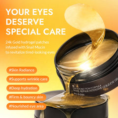 MIZON open jar with gold-infused essence highlighting nourishing formulation benefit
