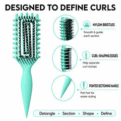 MMBVSZ close-up of bristles highlighting staggered layout for gentler detangling