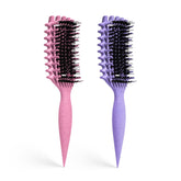 MMBVSZ Candybrush front view showing purple pink finish and easy-grip handle for faster styling