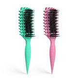 MMBVSZ Candybrush front view showing green and pink colors and easy-grip handle for comfort