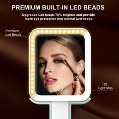 Mocado LED light ring detail displaying adjustable color temperatures for true tones